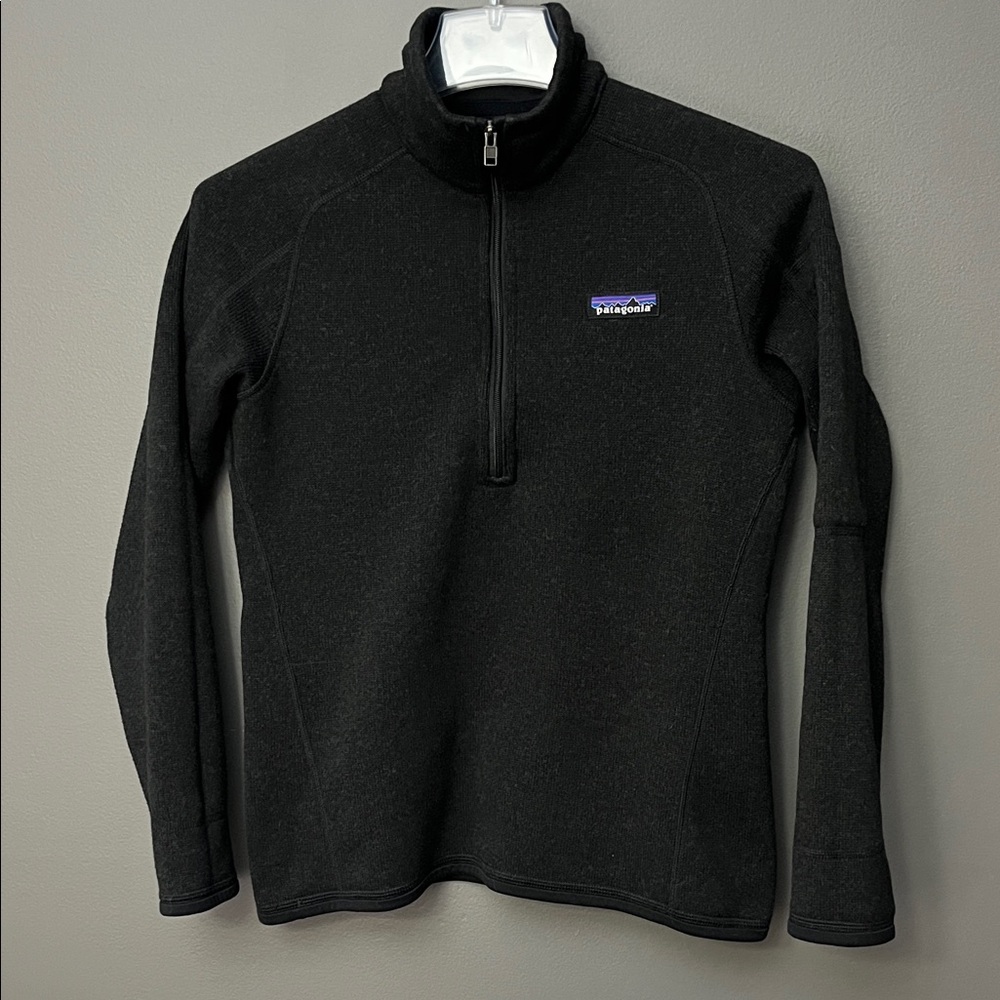 Patagonia Women’s Better Sweater Black 1/4 Zip Pullover - Size XS